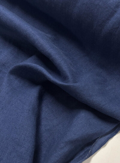 Madeline gewassen linnen - 100% fijn linnen - Indigoblauw