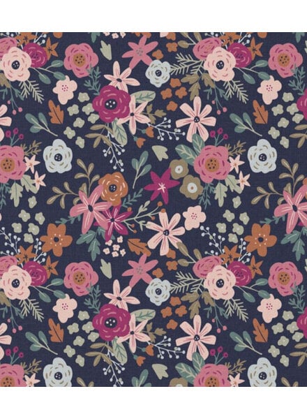 eggplant flowers - cotton