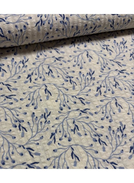 blue twig seersucker