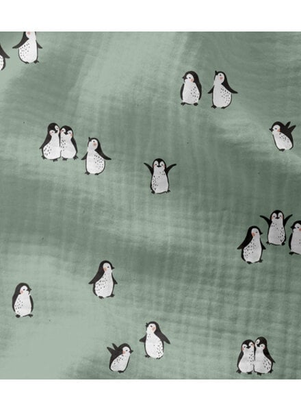 penguins - double gauze / tetra