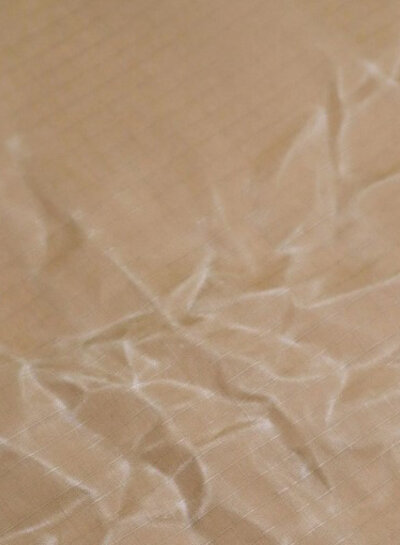 ripstop waxed canvas / oilskin Sand