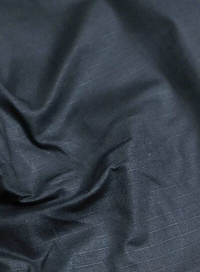 ripstop waxed canvas / oilskin  marineblauw