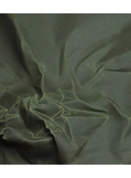 ripstop waxed canvas / oilskin khaki