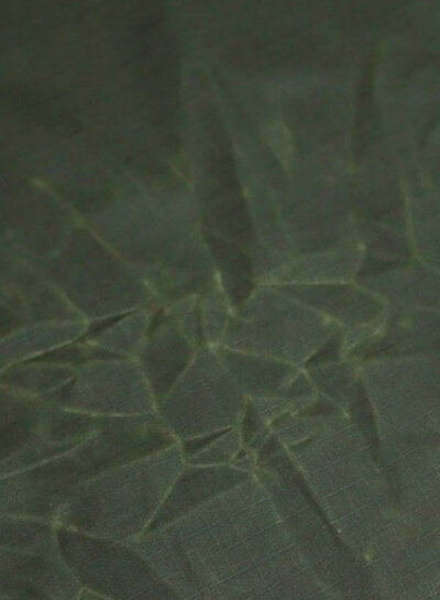 ripstop waxed canvas / oilskin khaki