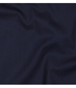 marineblauw effen katoen 014