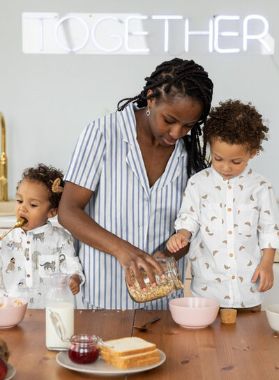 French stripes - fine cotton poplin voile