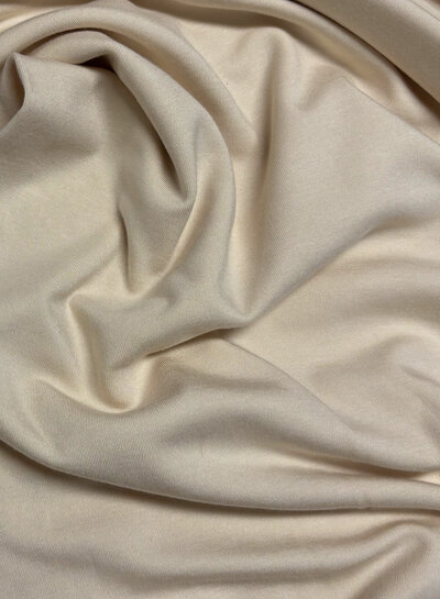 ecru - zacht en stevige modal tricot - interlock gebreid