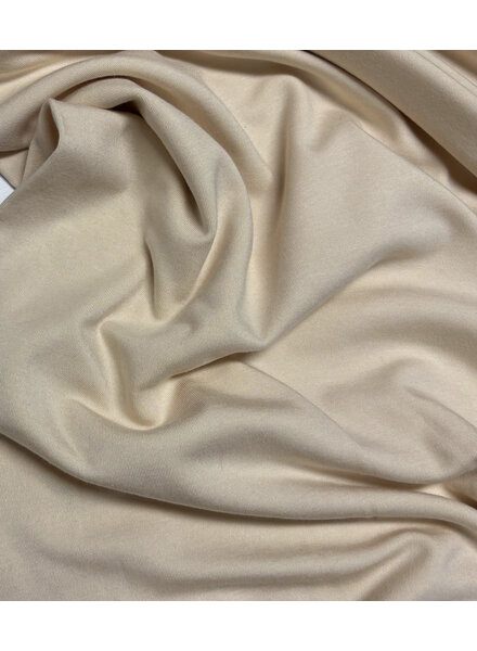 ecru - zacht en stevige modal tricot - interlock gebreid