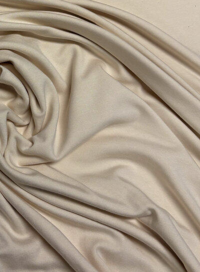 ecru - zacht en stevige modal tricot - interlock gebreid