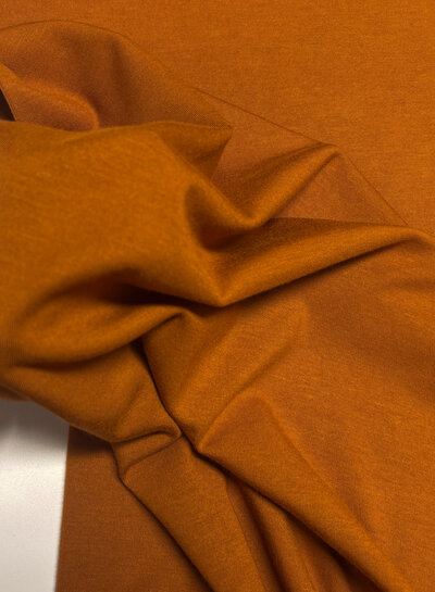 cognac - zacht en stevige modal tricot - interlock gebreid