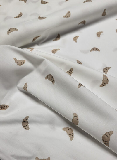 Mini croissants - fine cotton poplin voile