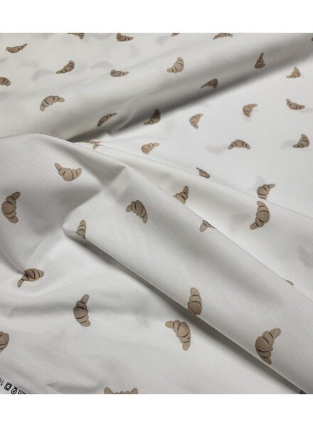 Mini croissants - fine cotton poplin voile