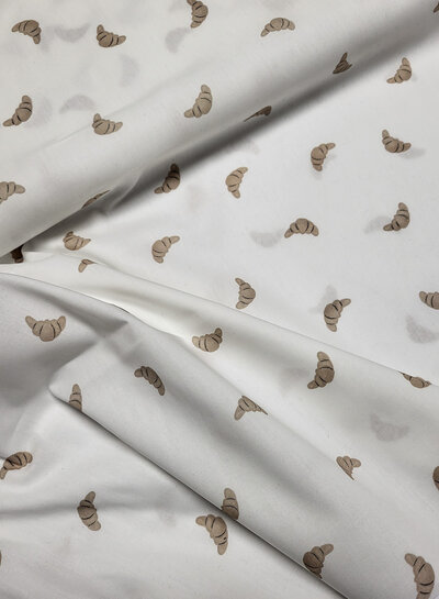 Mini croissants - fine cotton poplin voile