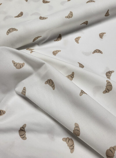 Mini croissants - fine cotton poplin voile