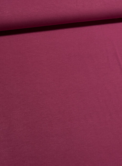 fuchsia - soft and sturdy modal jersey - interlock knit