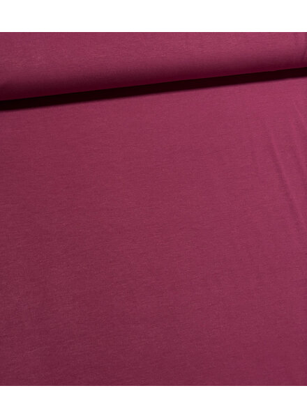 fuchsia - soft and sturdy modal jersey - interlock knit