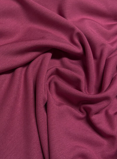 fuchsia - soft and sturdy modal jersey - interlock knit