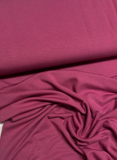 fuchsia - zacht en stevige modal tricot - interlock gebreid