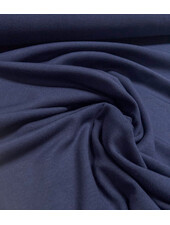 Madeline marineblauw - zacht en stevige modal tricot - interlock gebreid