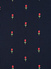 embroidered tulips  - tetra double gauze