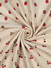 cherries - off-white - tetra double gauze