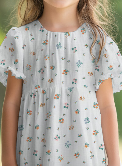 Madeline Rustic garden - tetra / double gauze