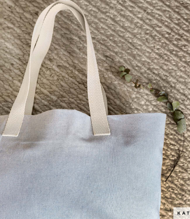 Katia fabrics blauw - Recycled canvas