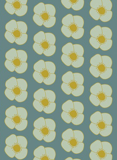 ART GALLERY FABRICS GeoBloom - Joyful poppies - cotton