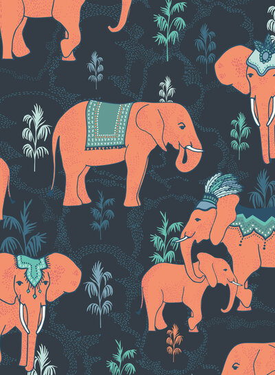 Jaipur Elephants - cotton