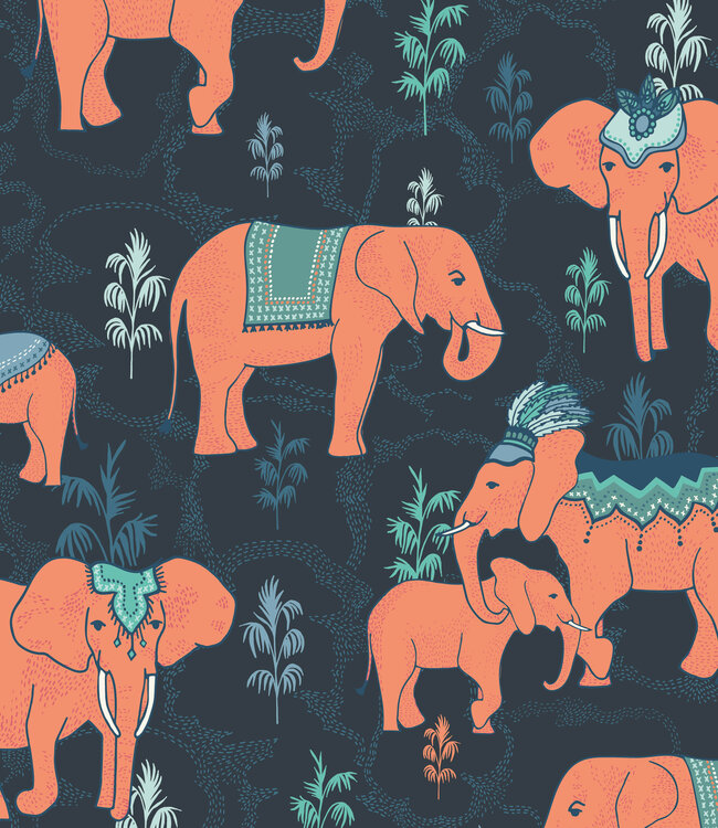 Jaipur Elephants - cotton
