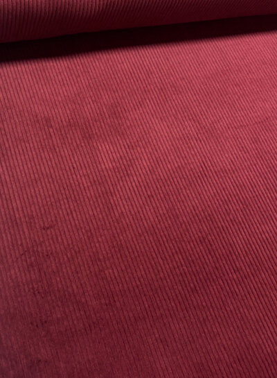 bordeaux - washed corduroy with stretch - corduroy