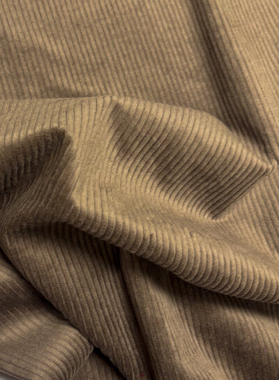 dark brown - washed corduroy with stretch - corduroy