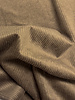 donkerbruin - washed corduroy met stretch - ribfluweel