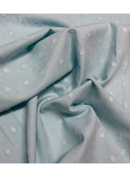 Katia fabrics mint - plumetis katoen