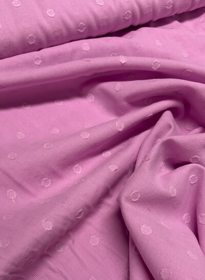Katia fabrics pink - plumetis cotton