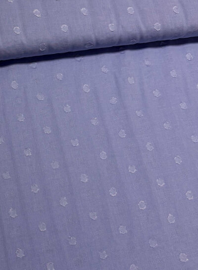 Katia fabrics lavender - plumetis cotton