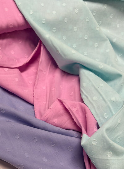 Katia fabrics lavendel - plumetis katoen