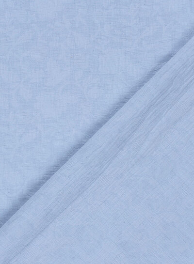 Madeline ice blue - woven floral tetra jacquard