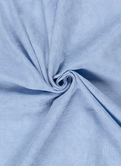 Madeline ice blue - woven floral tetra jacquard