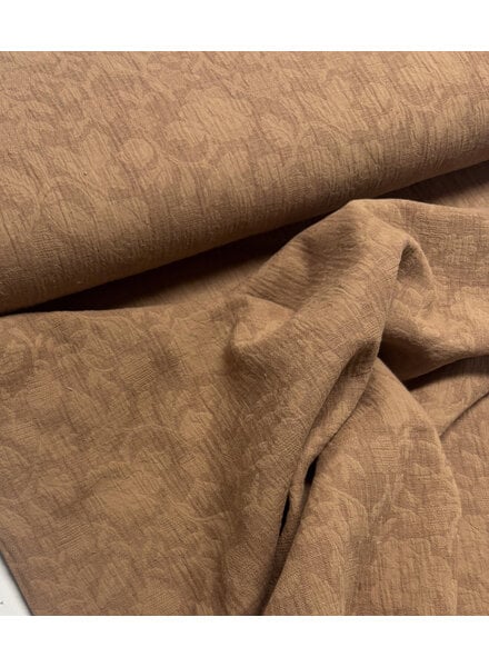 Madeline mocha mousse - woven tetra jacquard