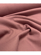 old pink - waffle cotton mini