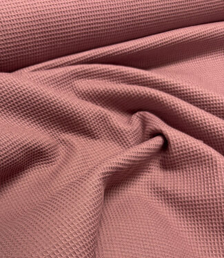 old pink - waffle cotton mini