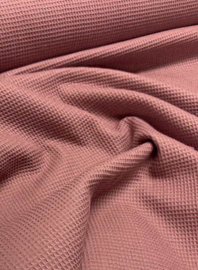 old pink - waffle cotton mini