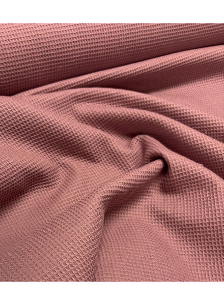 oudroze - wafelkatoen mini