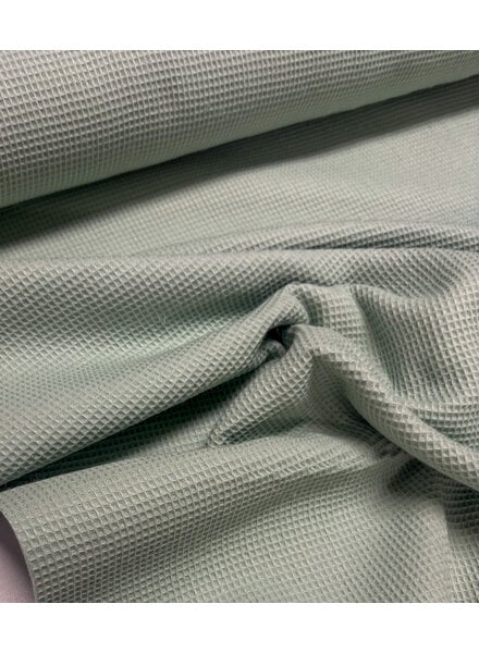 mint - waffle cotton mini