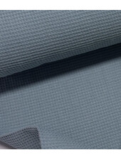blue - waffle cotton mini