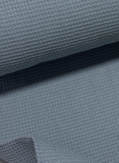 blue - waffle cotton mini