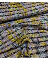 Madeline blue screens - viscose linnen mix