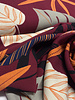 bordeaux leaves - geweven viscose