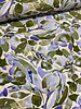 groen en paarse jungle - prachtige viscose poplin